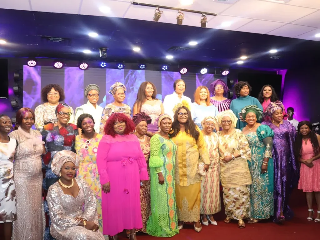 Members of Gofamint Virtuous Ladies together on stage